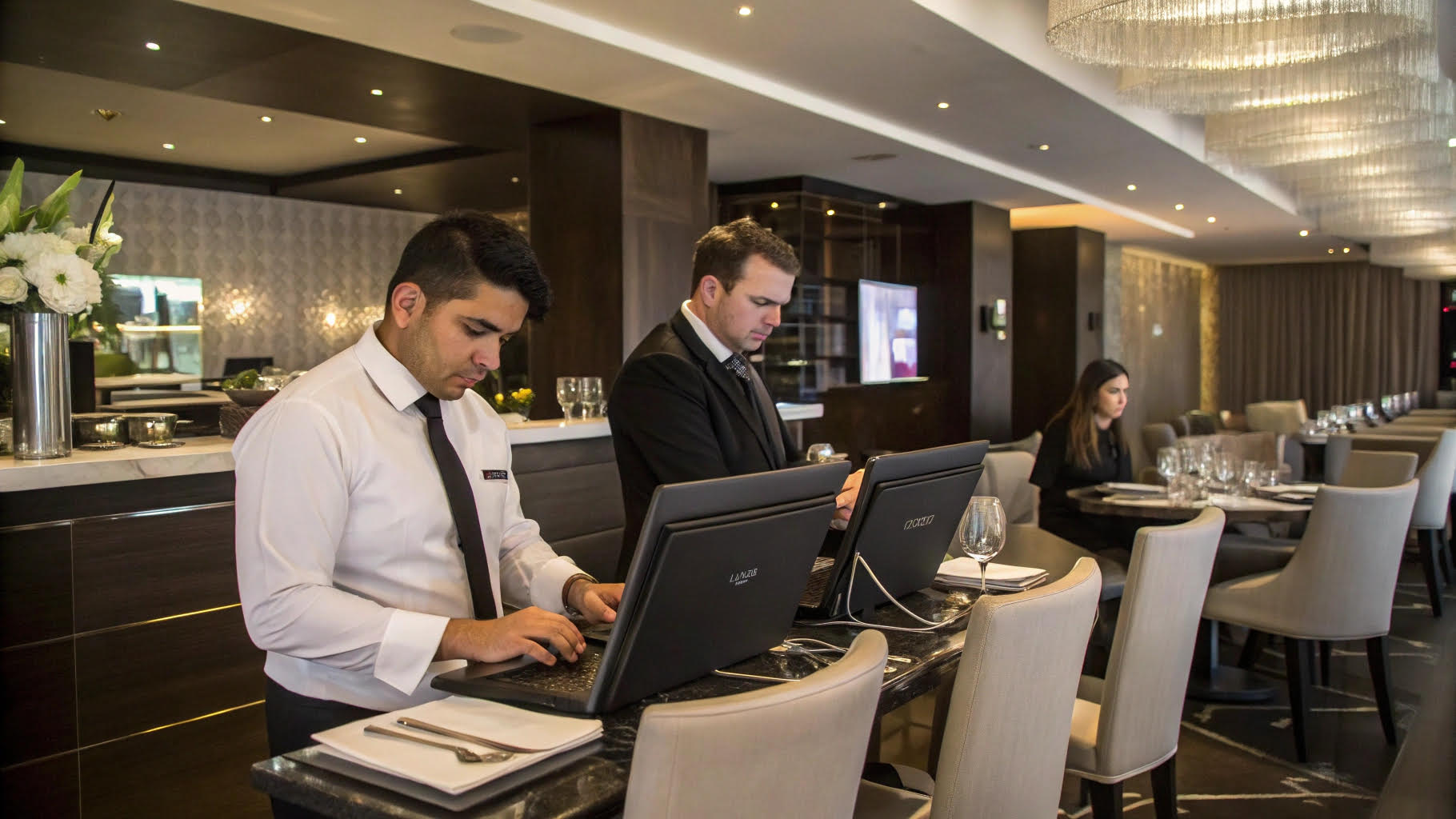 [Imagen de equipo de negocios colaborando]