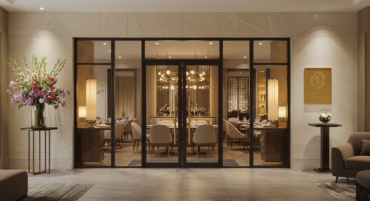 [Imagen de recepción de hotel con integración Maitre'D]